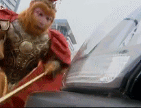 胡歌在石景山骑自行车——