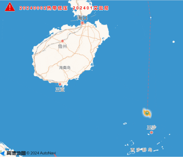 南海热带低压生成！海南发布台风四级预警……
