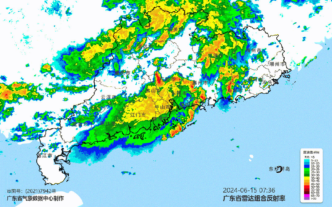 西江发生今年第1号洪水 广东已发33个“暴雨预警”