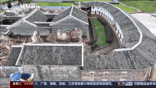 福建上杭李氏大宗祠发生坍塌 部分老物件已转移 福建上杭李氏大宗祠发生坍塌 部分老物件已转移