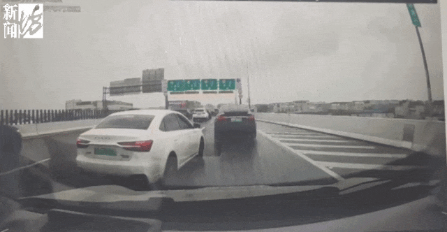事发上海高架,一司机突然急停!警方:扣9分! 事发上海高架,一司机突然急停!警方:扣9分!