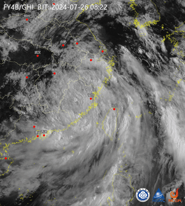 台风“格美”影响继续，浙江多地暴雨预警！40℃高温几天后会返场
