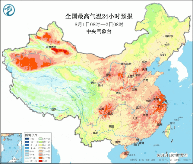 东蒸西烤！警惕高温天气，江浙沪是核心区