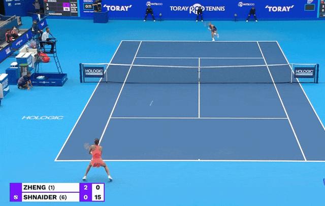 郑钦文闯入WTA500东京站决赛