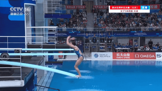 金牌+1！跳水世界杯总决赛陈佳、陈艺文包揽女子3米板冠亚军