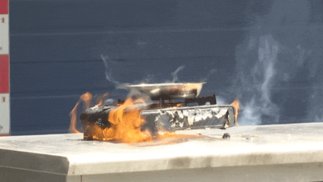 烧烤时被这种炉子炸伤！紧急提醒→