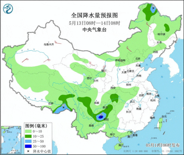 今明两天华北黄淮等地需关注高温!13日起南方将有一次降水过程 今明两天华北黄淮等地需关注高温!13日起南方将有一次降水过程