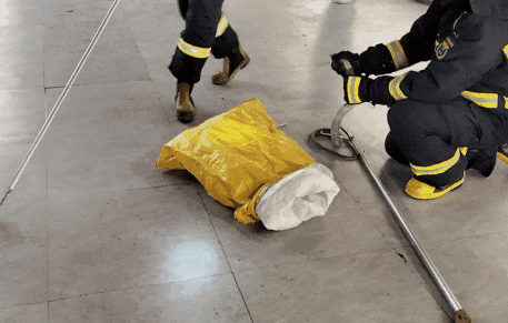 眼镜蛇溜进车底玩“潜伏”，消防员几招快速制服！