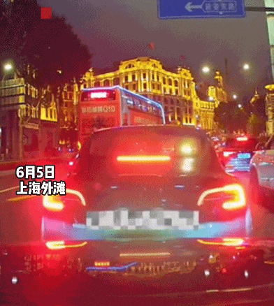 事发外滩！一特斯拉被追尾，车主脱口而出4个字，肇事者愣住了…