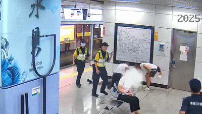 地铁内男子心脏骤停，8分钟“生死时速”!