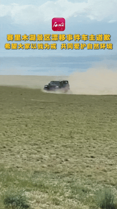 赛里木湖景区漂移事件车主出镜道歉：已被处罚！