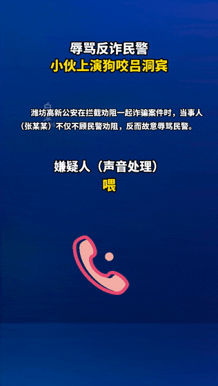 “过来抓我!” “好嘞!”小伙辱骂反诈民警，结局是……
