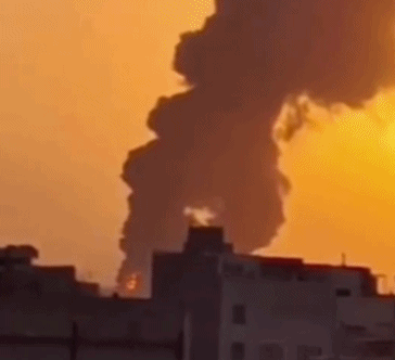 伊朗德黑兰南部一仓库发生火灾