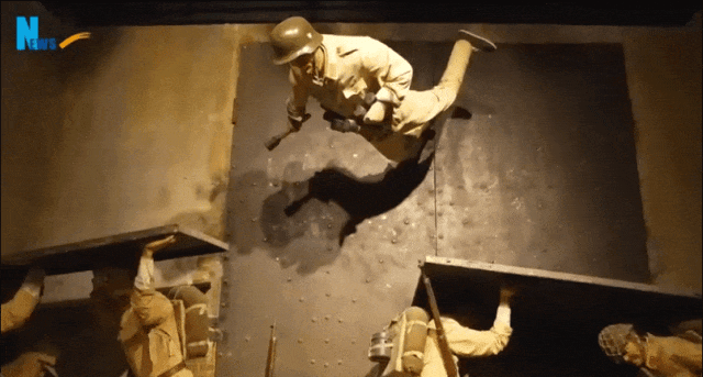 那些孔洞，就像历史的伤口