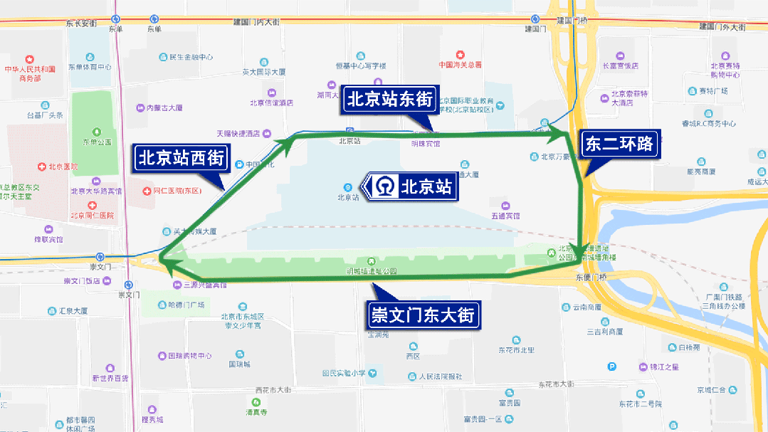 今天至9月3日，北京部分道路临时交通管控