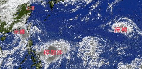 半夜雨大！海上“三台共舞”！“桦加沙”或给上海带来明显降水，影响时段→