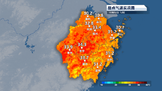 这是今天的西湖！热到破纪录！接下来可能直逼40℃…