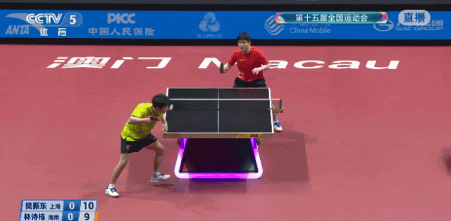 林诗栋，男单亚军！海南队在全运会最好成绩！