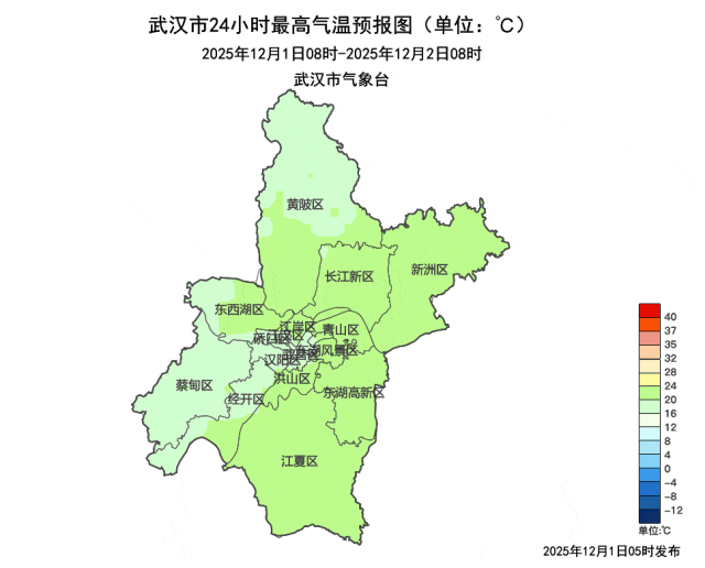 最高温狂降11℃！明起，武汉寒潮来袭