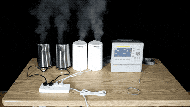 用捆扎带捆住插线板和电器的电线，太危险！