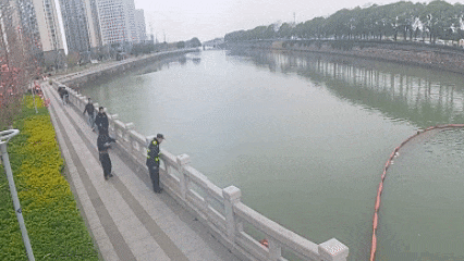 他纵身一跃，勇救落水老人