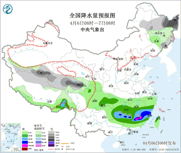 注意返程安全！湖南江西福建局地有暴雨 北方风力较强