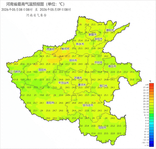 局部超37℃！今年河南首场高温来袭