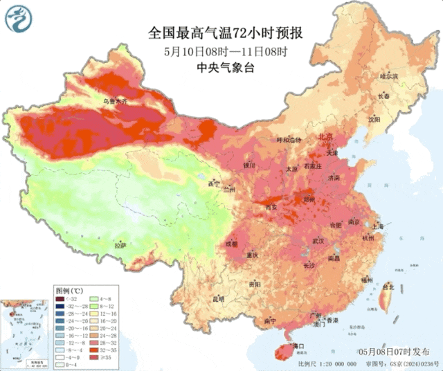今年首个高温天要来了！北方局地最高气温达38℃