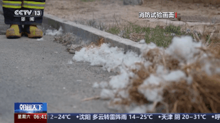 飞絮点燃后秒变火球 这些安全提示要记牢