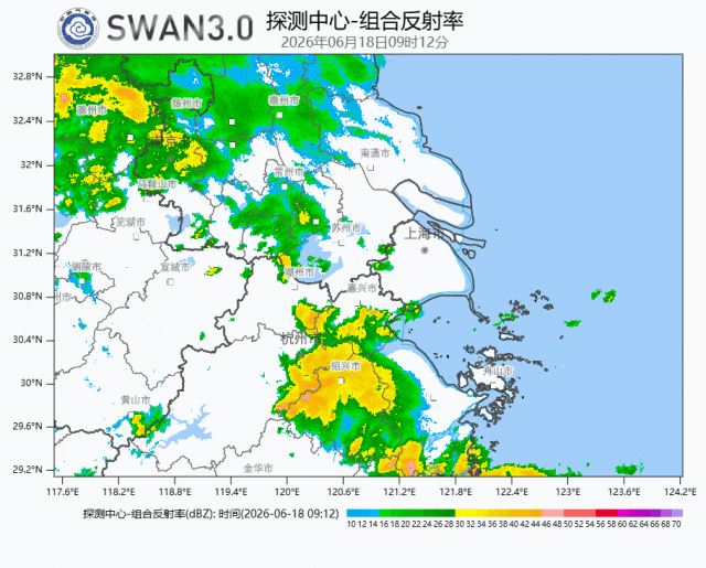 上海今天入梅!今夜明天局部大雨到暴雨 上海今天入梅!今夜明天局部大雨到暴雨