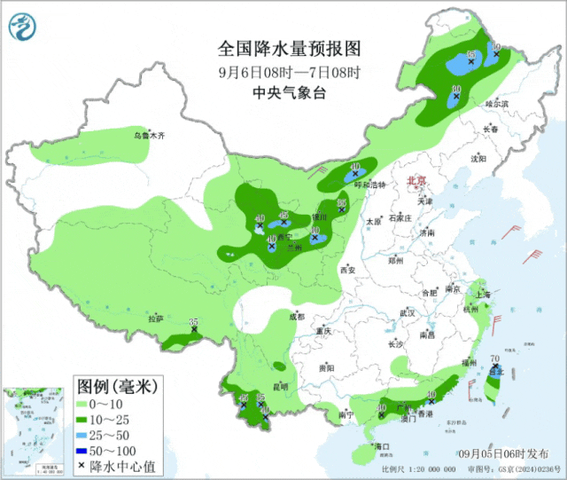 6至9日北方地区将有降雨降温过程,东海将有8至9级风 6至9日北方地区将有降雨降温过程,东海将有8至9级风