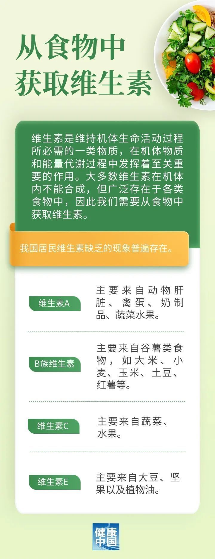 预防维生素缺乏的好办法，就藏在一日三餐里