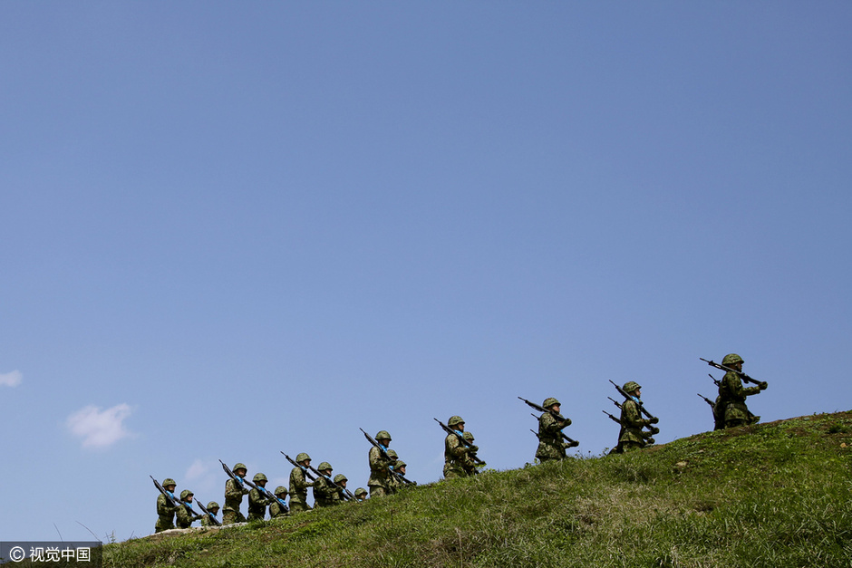 日本自衛隊進駐與那國島 距釣魚島約150公里