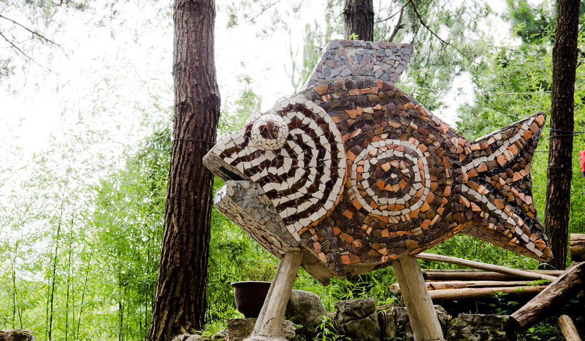 中国老人用20年在贵州山谷建奇幻城堡-lfh_1957