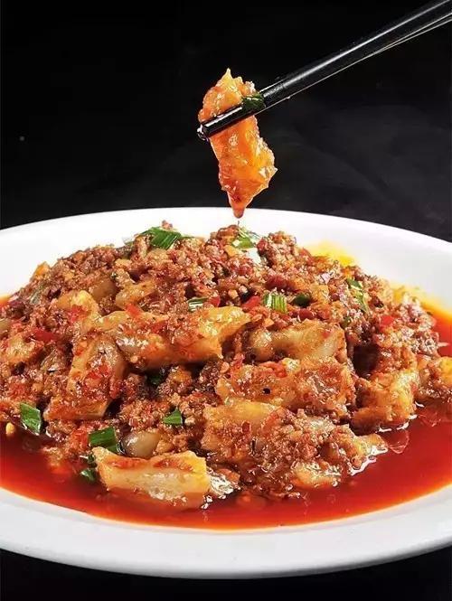麻婆臊子烧蹄筋