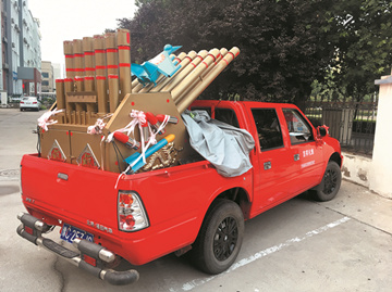 制造噪声污染 洛阳一婚庆礼炮车被查处