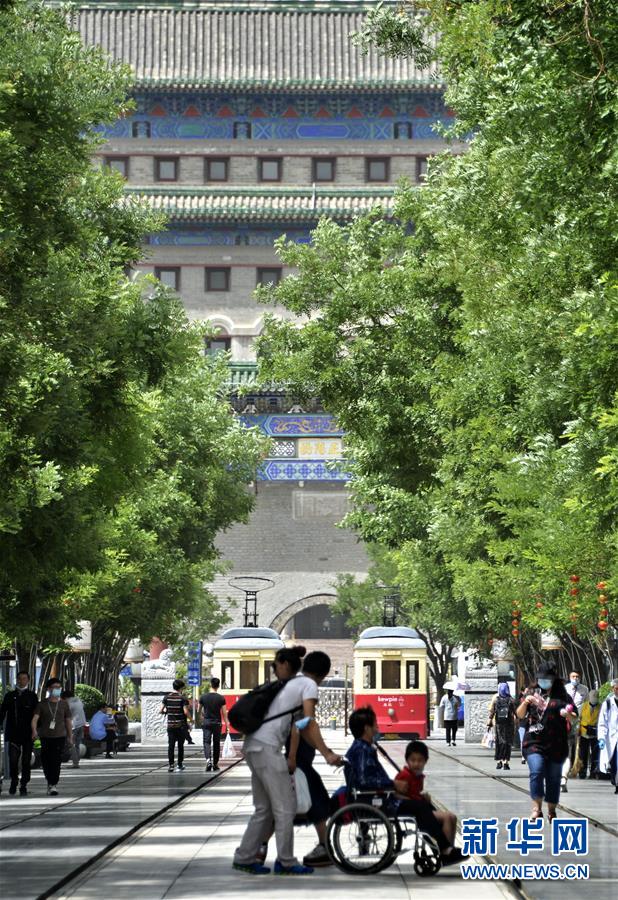 北京著名商业街开始恢复繁华
