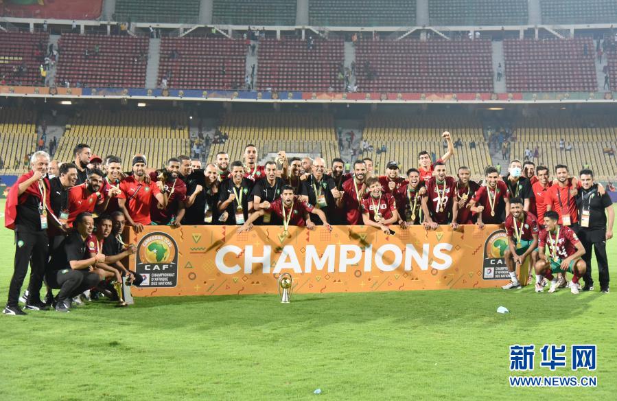 足球——摩洛哥卫冕第六届非洲国家足球锦标赛
