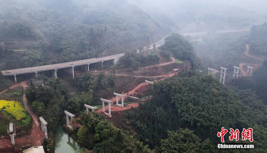 四川大峨眉国际旅游西环线洪雅境内公路建设稳步推进