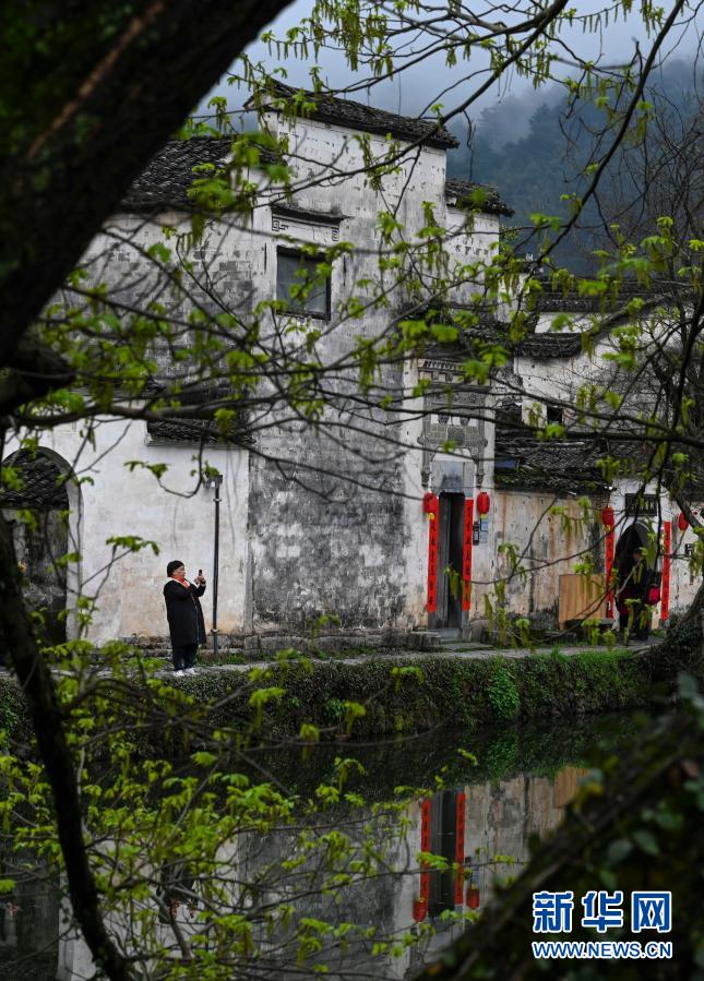 雨后宏村景如画