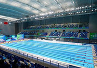 全运会花样游泳测试赛在西安举行