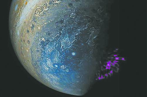 磁场为“弦” 木星“奏出”美丽耀斑