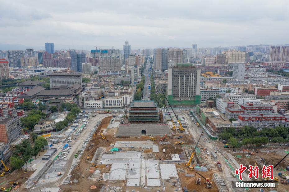 太原复建首义门雏形初现