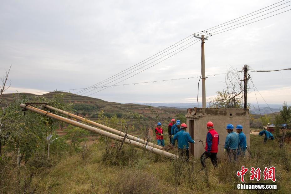 山西灵石：降雨量破极值 当地排洪抢险