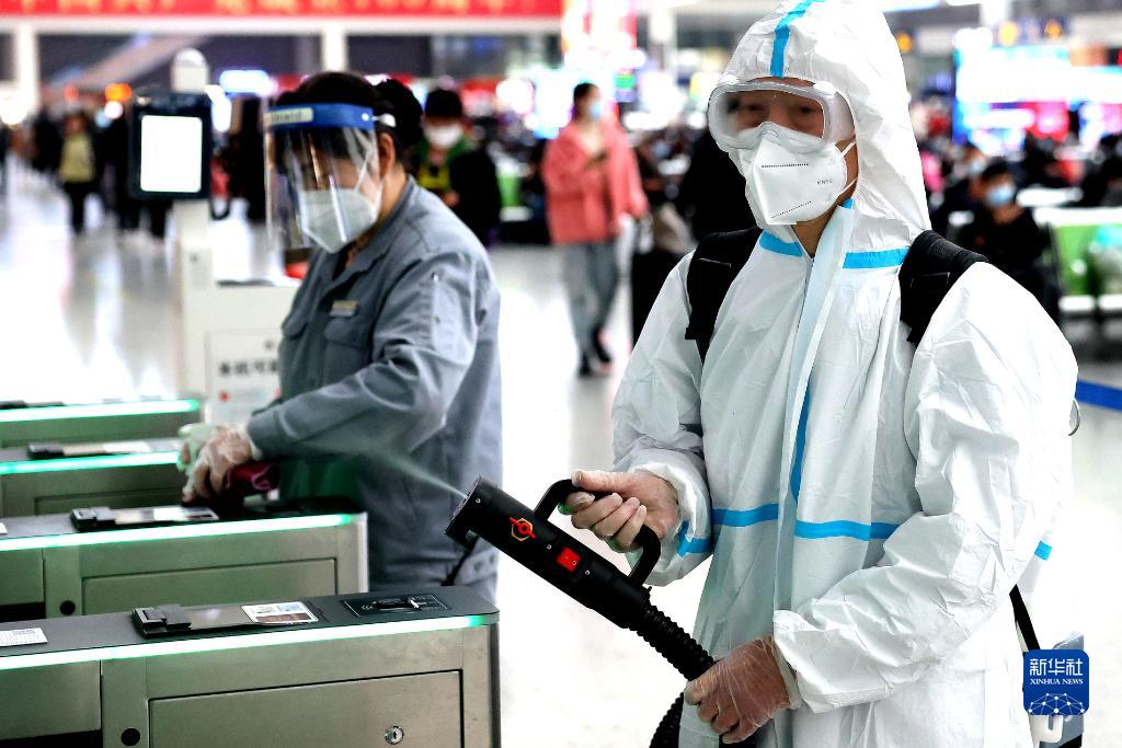 上海铁路加强疫情防控