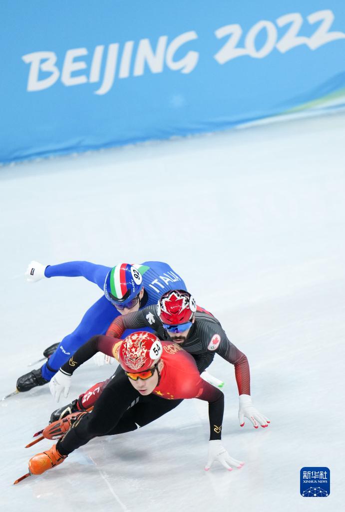 短道速滑混合团体接力决赛:中国队夺冠