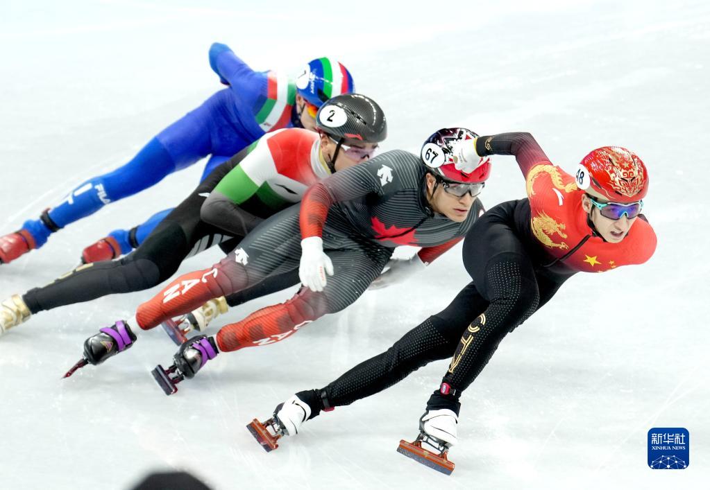 短道速滑混合团体接力决赛:中国队夺冠