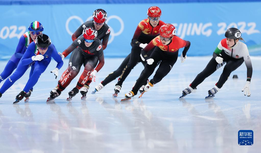 短道速滑混合团体接力决赛:中国队夺冠