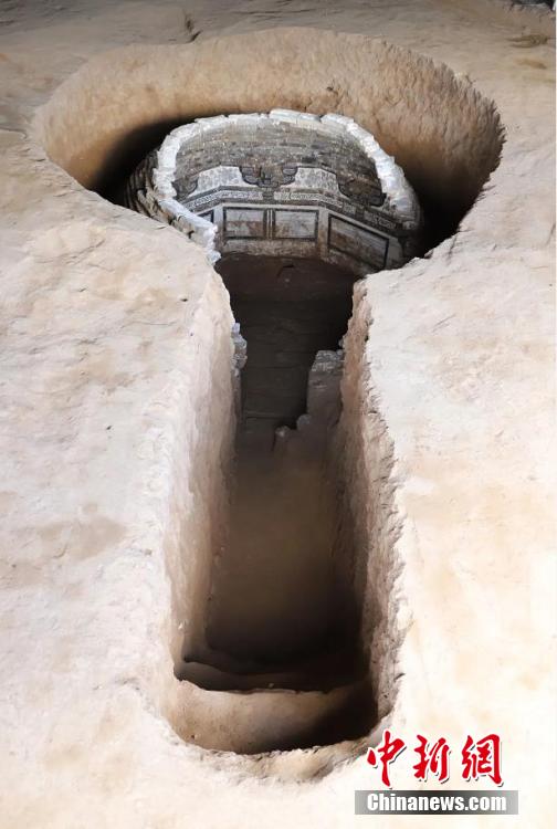 山西发现元代彩绘砖雕壁画墓 再现元代社会生活场景
