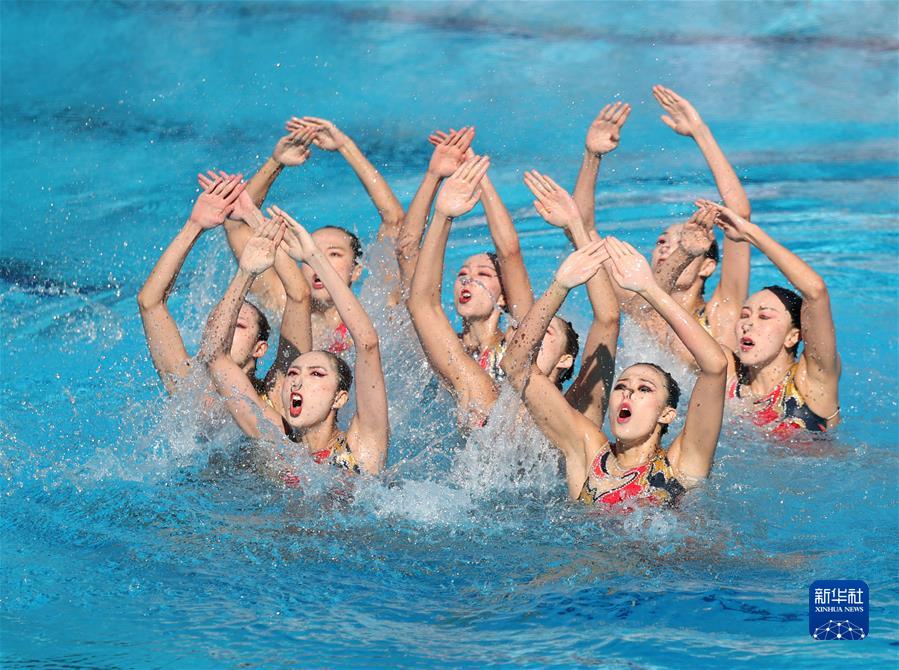 （体育）（2）游泳——世锦赛：中国队夺得花游集体技术自选冠军